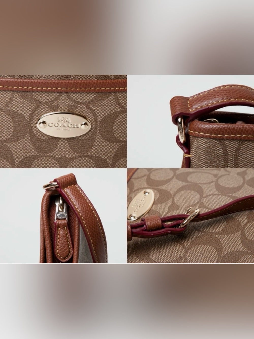 Coach Signature File Crossbody Bag - Picture 4 of 4